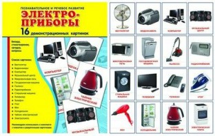 Демонстрационные карточки "Электроприборы" - fgospostavki.ru - Киров