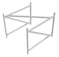 Ферма баскетбольная для щита из оргстекла (1,2х0,9 метра), вынос 1,2 метра - fgospostavki.ru - Киров