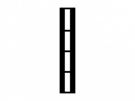 Набор магнитных карточек "Двойная тактовая черта" (6 штук) - fgospostavki.ru - Киров