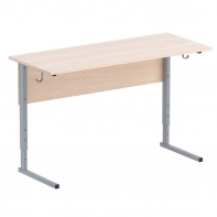 Стол ученический двухместный регулируемый на прямоугольной трубе - fgospostavki.ru - Киров