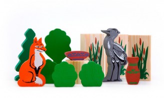 Комплект игрушек для сказкотерапии "Лиса и журавль" - fgospostavki.ru - Киров