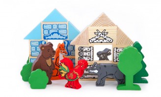 Комплект игрушек для сказкотерапии "Зайкина избушка" - fgospostavki.ru - Киров