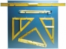 Комплект линеек для школьной доски + доска крепежная (для хранения) - fgospostavki.ru - Киров