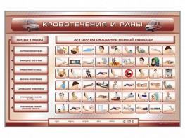 Трехсекционный базовый комплект "Травмы. Кровотечения. Ожоги" для учащихся общеобразовательных учреждений - fgospostavki.ru - Киров