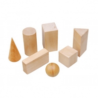 Набор "Тела геометрические" (деревянные) 14штук - fgospostavki.ru - Киров