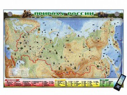 Электронно-информационный (маркерный) стенд "Природа России" адаптивный, с сенсорным пультом управления и планшетом со шрифтом Брайля - fgospostavki.ru - Киров