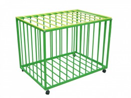 Контейнер для мячей на колесиках (разборный с крышкой) - fgospostavki.ru - Киров