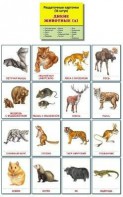 Раздаточные карточки "Дикие животные (2)" - fgospostavki.ru - Киров