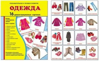 Демонстрационные карточки "Одежда" - fgospostavki.ru - Киров