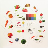 Набор магнитных карточек "Загадки-отрицания". Плоды - fgospostavki.ru - Киров