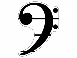 Набор магнитных карточек "Басовый ключ "фа" (3 штуки) - fgospostavki.ru - Киров