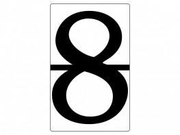 Набор магнитных карточек "Произвольный размер "8" (3 штуки) - fgospostavki.ru - Киров