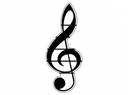 Набор магнитных карточек "Скрипичный ключ "соль" (3 штуки) - fgospostavki.ru - Киров