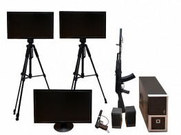 Учебно-тренировочный комплекс огневой подготовки "Стрелец-2/М" (мишень-монитор, массогабаритные макеты оружия АК и ПМ) - fgospostavki.ru - Киров