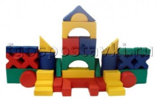 Мягкий модуль-конструктор "Архитектор" (32 элемента) - fgospostavki.ru - Киров