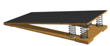 Мостик гимнастический подкидной усиленный (4 пружины) - fgospostavki.ru - Киров