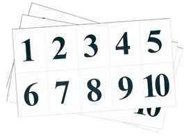 Набор цифр от 1 до 10 (для начальной школы) - fgospostavki.ru - Киров