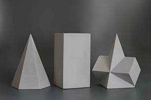 Набор гипсовых геометрических тел (15 штук) - fgospostavki.ru - Киров