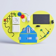 Бизиборд «Большое жёлтое сердце» - fgospostavki.ru - Киров