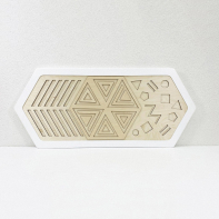 Декоративная тактильная панель - «Рельефные многоугольные формы» - fgospostavki.ru - Киров