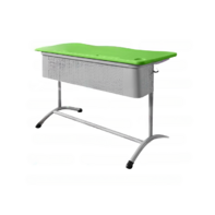 Школьный двухместный стол с перфорированным экраном - fgospostavki.ru - Киров