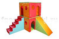Домик игровой двухэтажный (комплект) - fgospostavki.ru - Киров