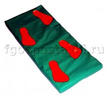 Дорожка массажная в чехле с нашитыми следами (4 следа) - fgospostavki.ru - Киров