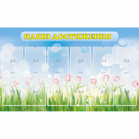 Стенд "Наши достижения" с 12 карманами - fgospostavki.ru - Киров