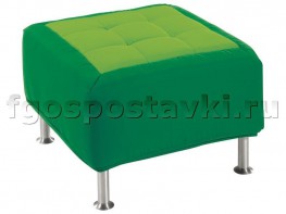 Пуф квадратный на хромированных ножках - fgospostavki.ru - Киров