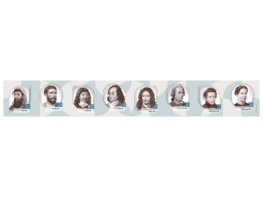 Стенд-лента "Выдающиеся деятели математики" - fgospostavki.ru - Киров