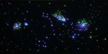 Настенный фиброоптический ковер "Млечный путь" 200х100, 450 точек - fgospostavki.ru - Киров