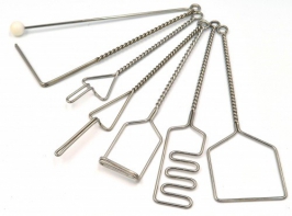 Комплект "Постановочные зонды с витыми ручками шариковый зонд на тонкой ручке" (7 штук) - fgospostavki.ru - Киров