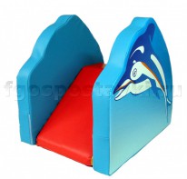 Горка "Дельфин" мини для сухого бассейна - fgospostavki.ru - Киров
