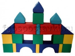 Мягкий модуль-конструктор "Городок" (21 элемент) - fgospostavki.ru - Киров