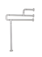 Поручень напольно-настенный с антибактериальным покрытием (белый) - fgospostavki.ru - Киров