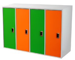 Шкаф-локер металлический 4-х местный с электронным замком - fgospostavki.ru - Киров