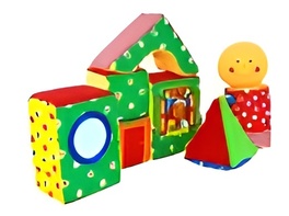 Развивающая игрушка для детей с нарушением зрения "Конструктор Колобок" - fgospostavki.ru - Киров