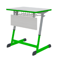 Парта NOMAD одноместная регулируемая по высоте с антивандальной кромкой - fgospostavki.ru - Киров