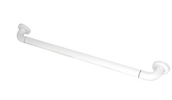 Поручень прямой с антибактериальным покрытием (белый) - fgospostavki.ru - Киров