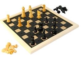 Шахматы тактильные (34х34 см) - fgospostavki.ru - Киров