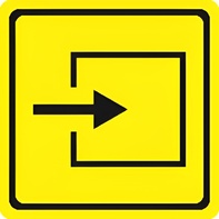 Тактильный знак (вход в помещение) 150х150 - fgospostavki.ru - Киров