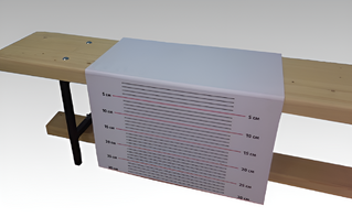 Линейка складная для измерения уровня гибкости на гимнастическую скамейку - fgospostavki.ru - Киров
