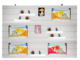 Стенд экспозиционный навесной для детских работ - fgospostavki.ru - Киров