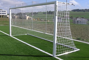 Сетка для футбольных ворот (нить 2,2 миллиметра, 7,5Х2,5Х(1Х2) ячейка 100Х100) - fgospostavki.ru - Киров