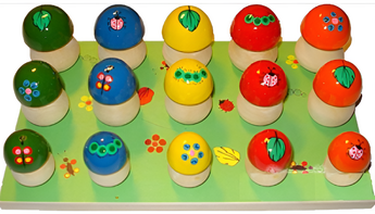 Развивающая игрушка для детей с нарушением слуха "Грибная полянка" - fgospostavki.ru - Киров