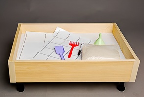 Игровой набор для экспериментов с песком "Песочница" (бук) - fgospostavki.ru - Киров