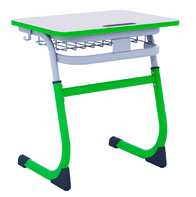 Парта SMARTY одноместная регулируемая по высоте с антивандальной кромкой - fgospostavki.ru - Киров
