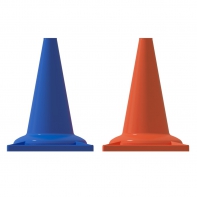Набор конусов сигнальных 33 см (6 голубых + 6 оранжевых) - fgospostavki.ru - Киров