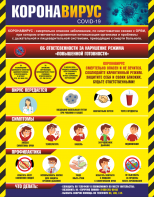 Плакат "Коронавирус" (вариант 1) - fgospostavki.ru - Киров