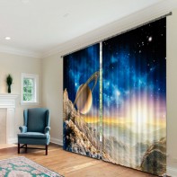 Комплект светонепроницаемых штор "Космическая история" - fgospostavki.ru - Киров